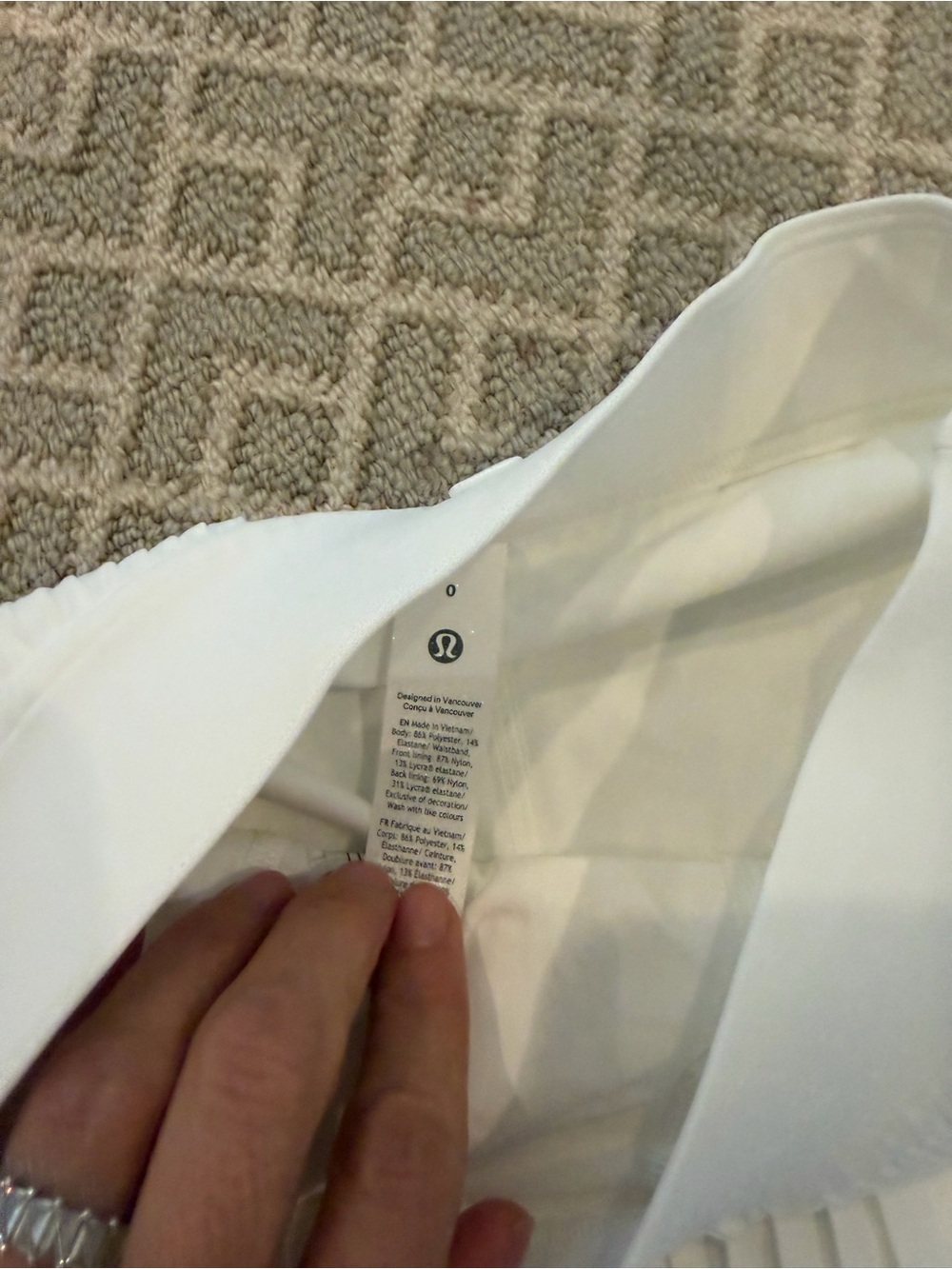 Lululemon RePleat High-Rise White Pleated Tennis Skirt - Picture 10 of 11